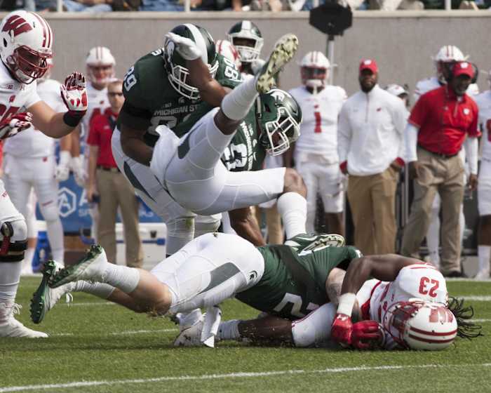 Wisconsin vs MIchigan State University, East Lansing, MI, September 24, 2016